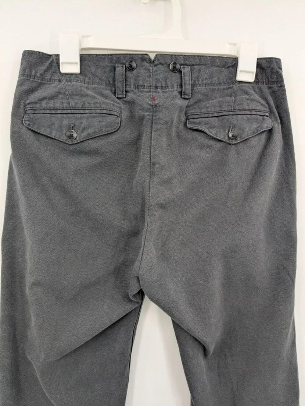 Banana Republic Straight Leg Chino Pants Minimalist Grunge Tailored Trousers 31